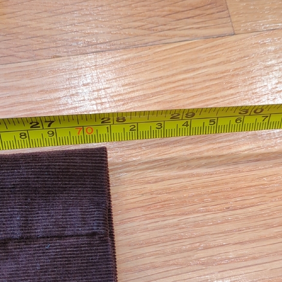 Ann Taylor LOFT Brown Corduroy Palmer Pant Wide Leg Patch Pocket Sz 10 - Picture 6 of 9